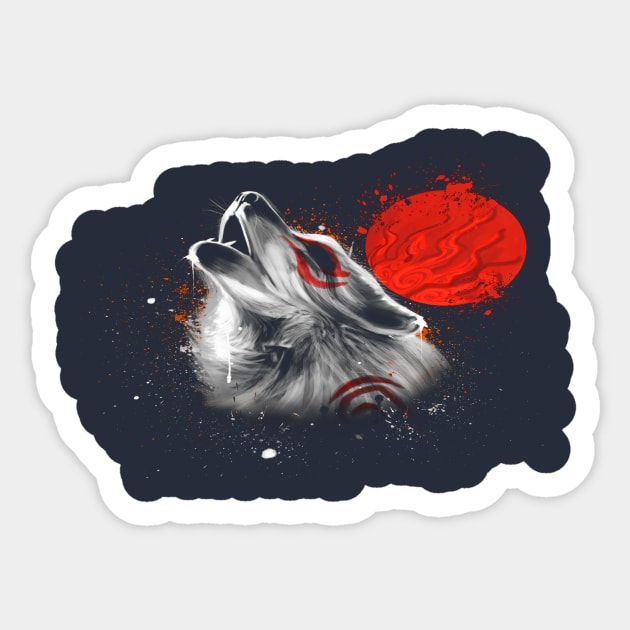 Wolf Spirit Sticker by sullyink